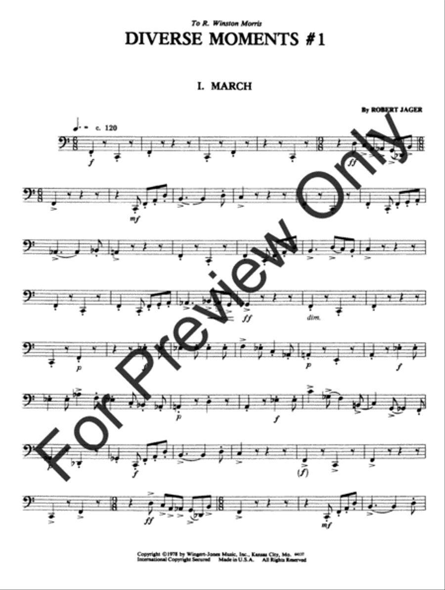 Diverse Moments #1 Tuba scores gallery preview page 4