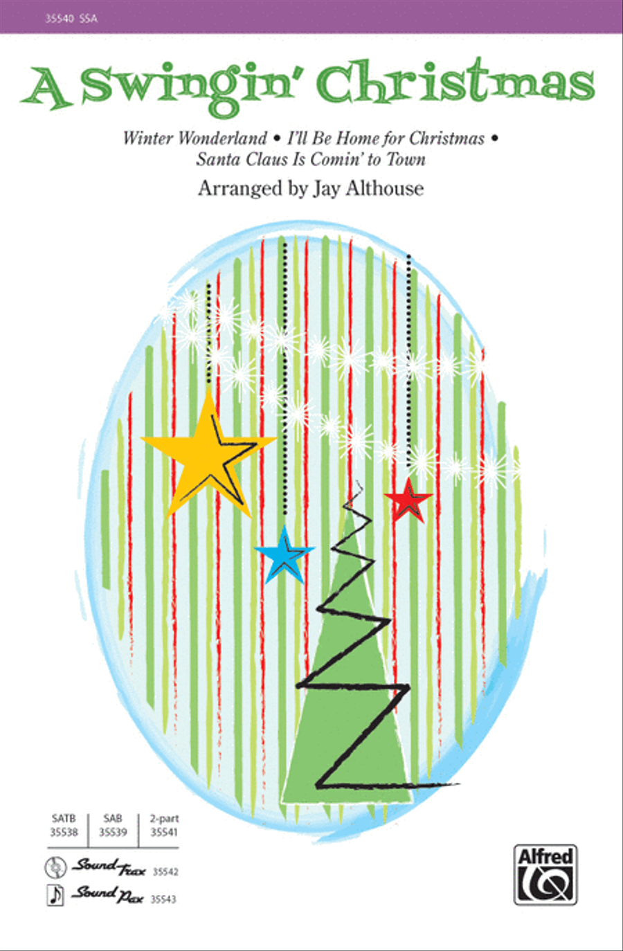 A Swingin' Christmas A Swingin' Christmas Women's Choir scores gallery preview page 1