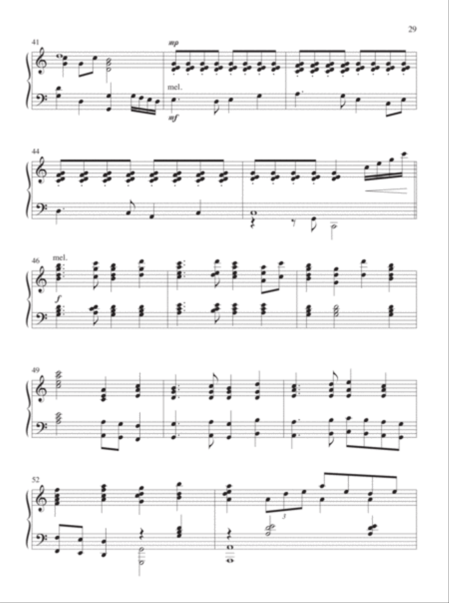 Fill the Earth with Songs Piano Solo scores gallery preview page 19