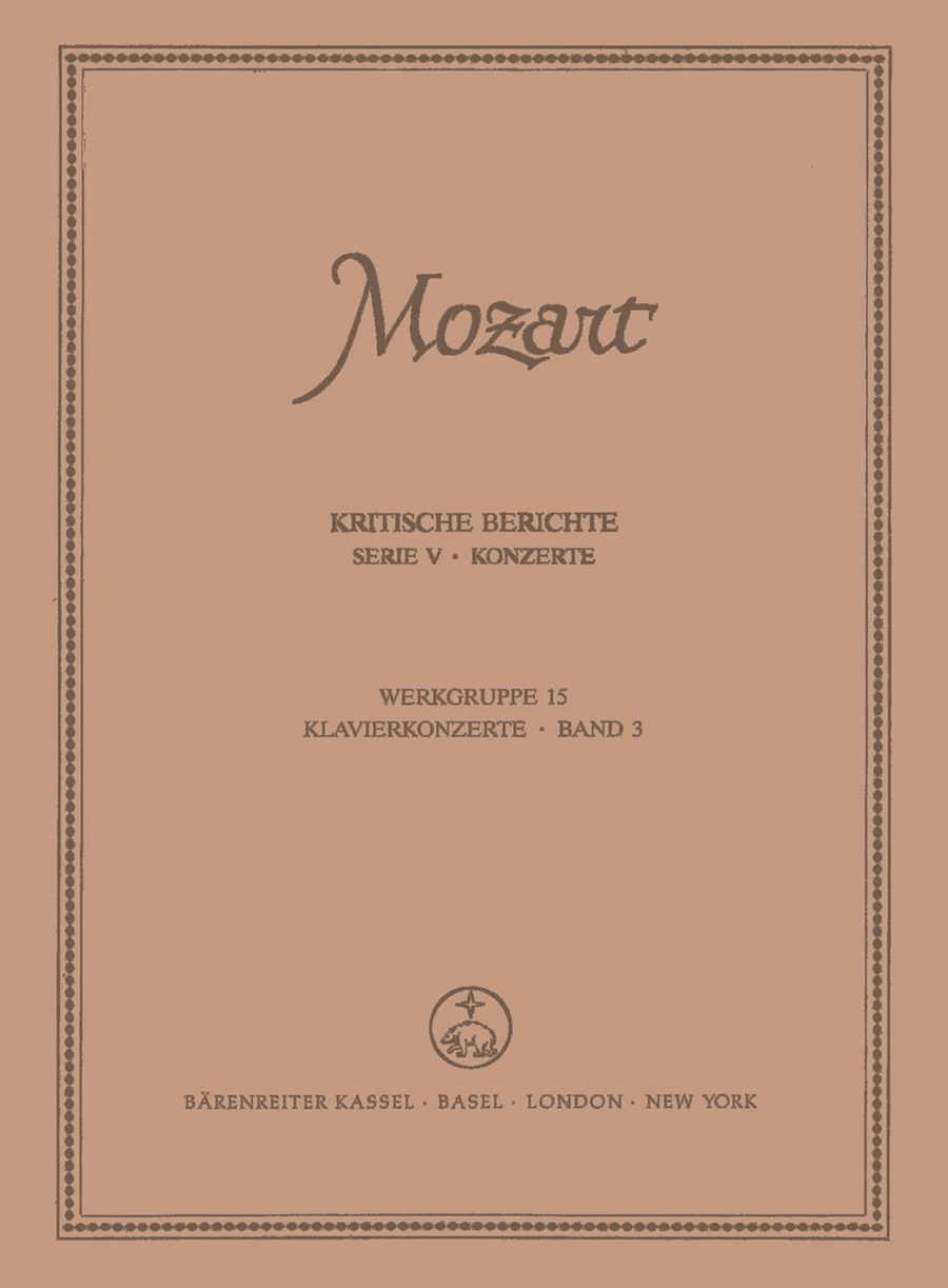 Klavierkonzerte, Band 3 Orchestra scores gallery preview page 1