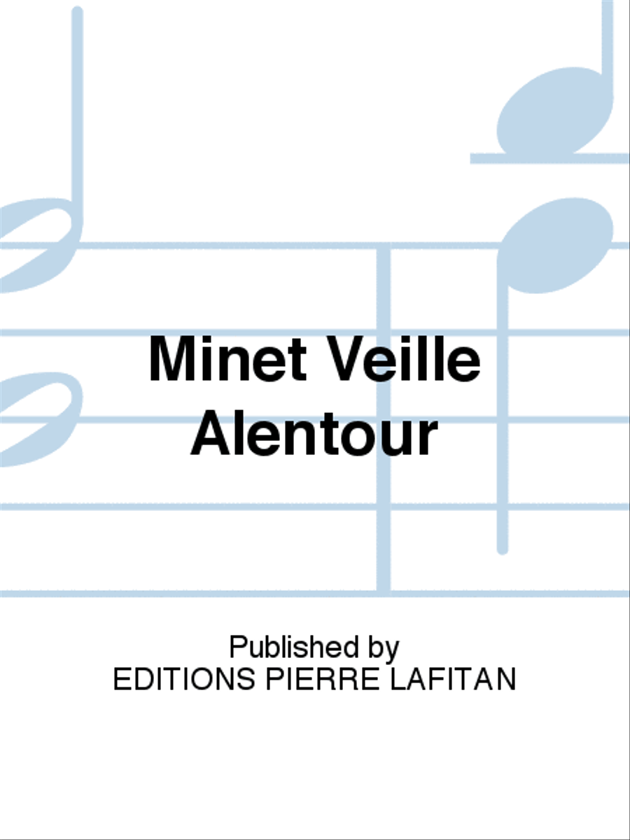 Minet Veille Alentour Piano Solo scores gallery preview page 1