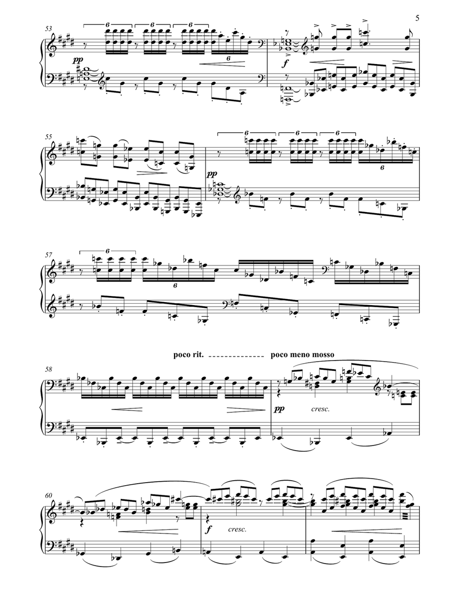 Lyric Fantasy Piano Solo scores gallery preview page 5