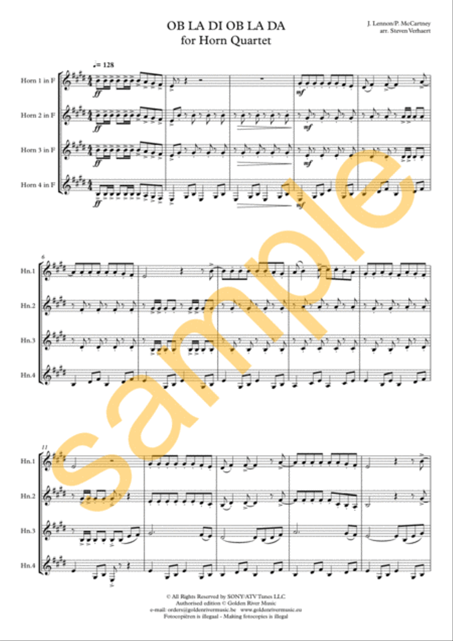 The Beatles Songbook Vol. 1 Horn scores gallery preview page 3