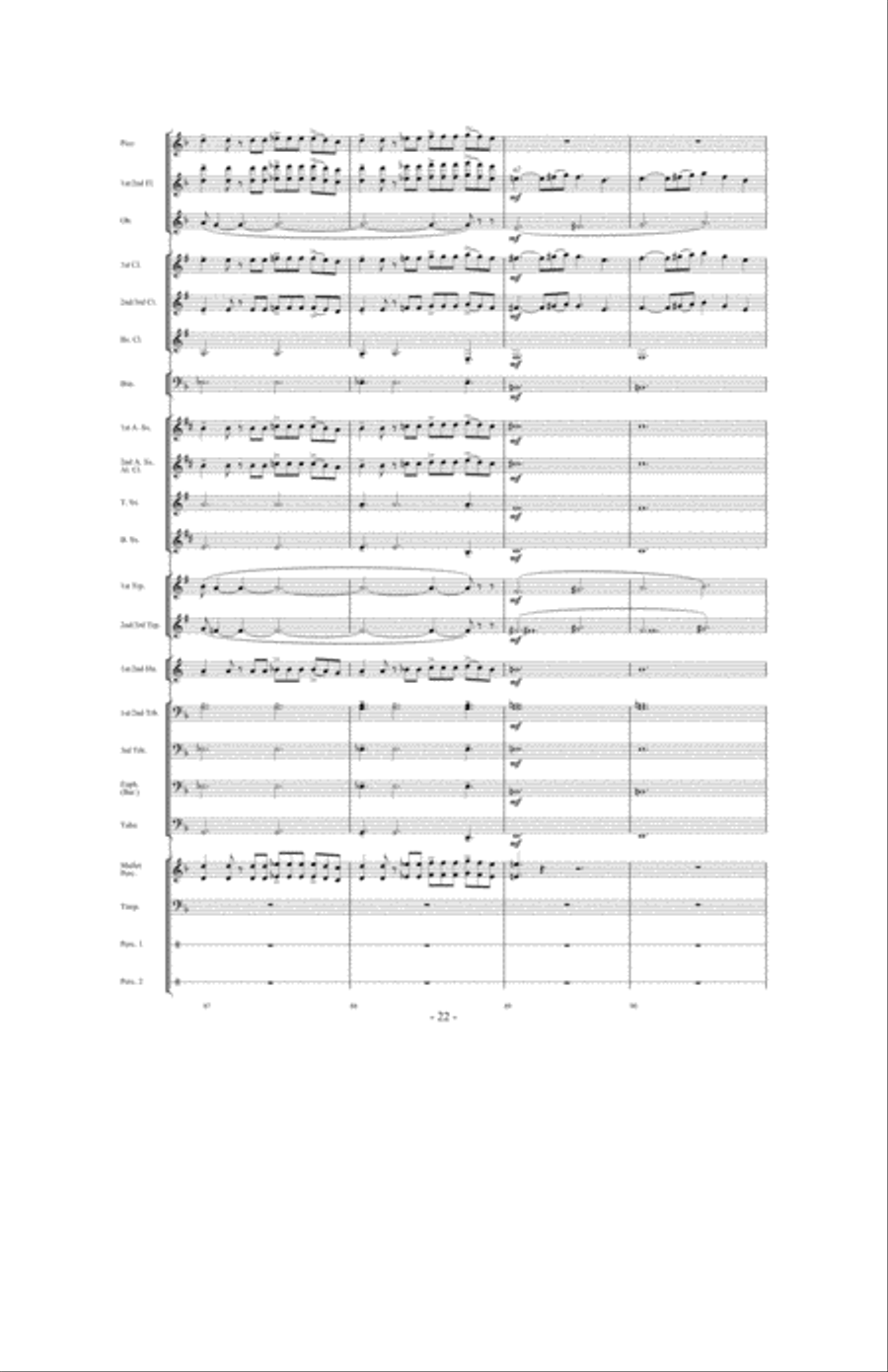 Apollo: Myth and Legend Concert Band scores gallery preview page 21