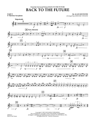 Back to the Future (Main Theme) - Pt.5 - Eb Baritone Saxophone