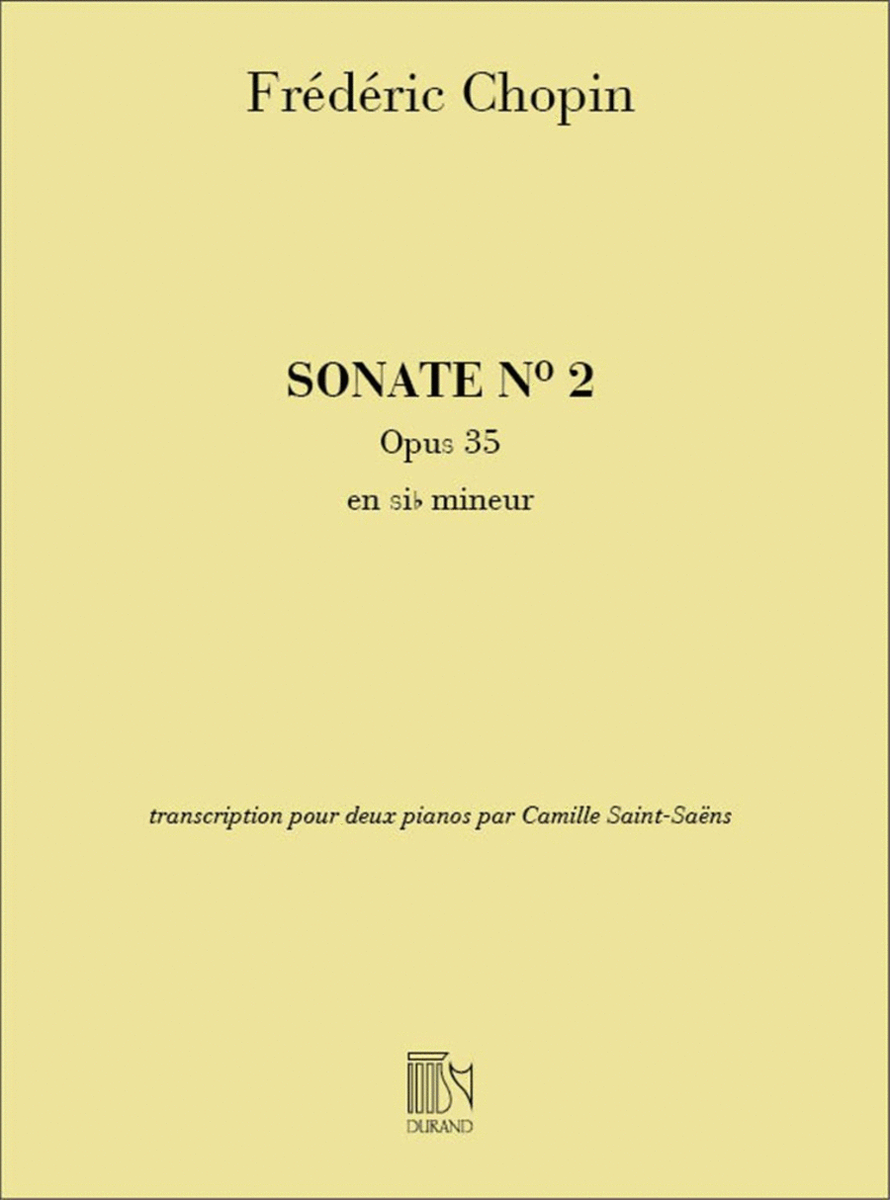 Sonate N. 2, Opus 35, En Si Bemol Mineur