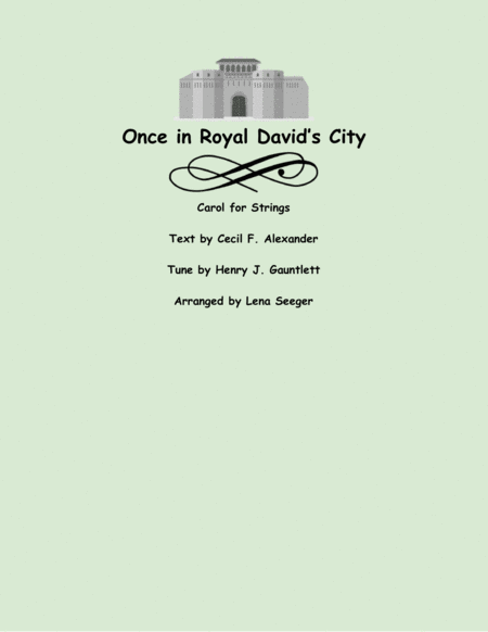 Once In Royal David's City image number null