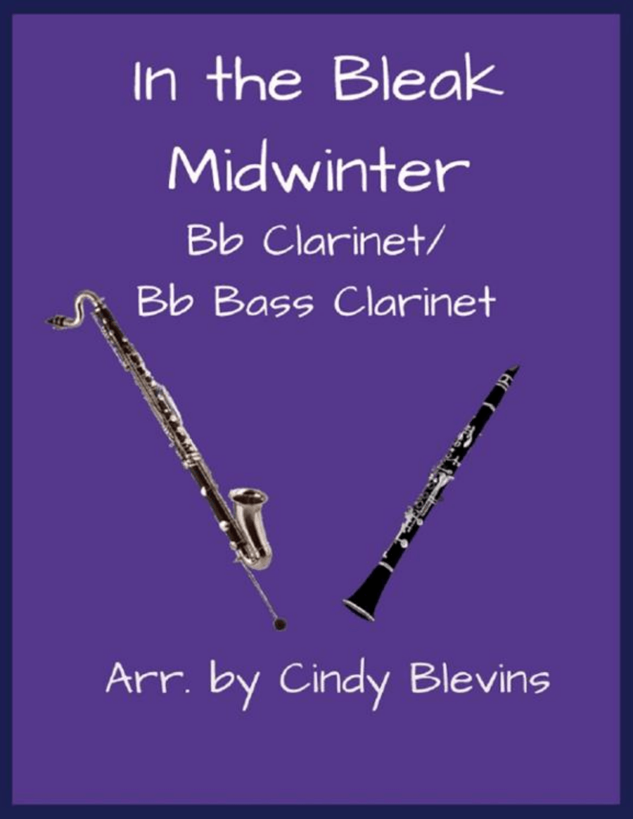 In the Bleak Midwinter, Bb Clarinet and Bb Bass Clarinet Duet