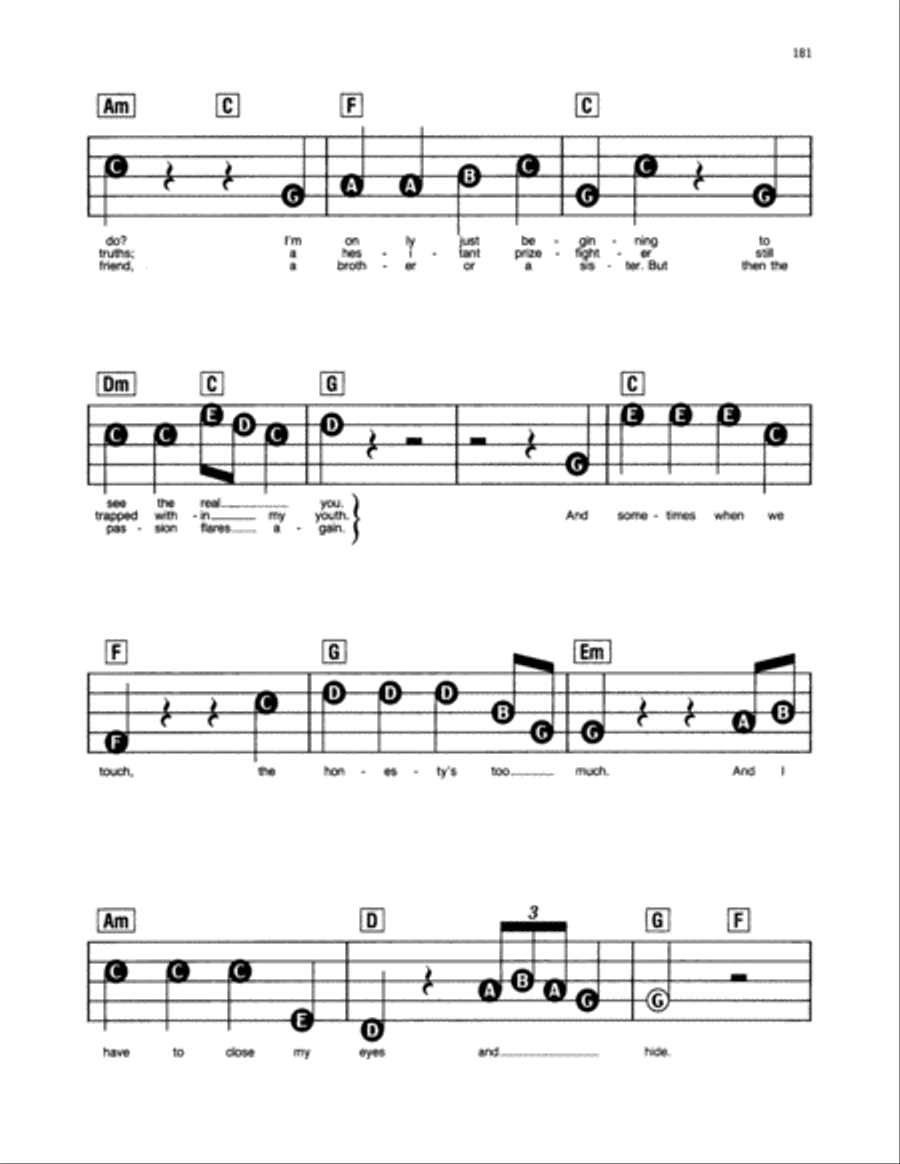 Sometimes When We Touch Sometimes When We Touch Electronic Keyboard scores gallery preview page 2