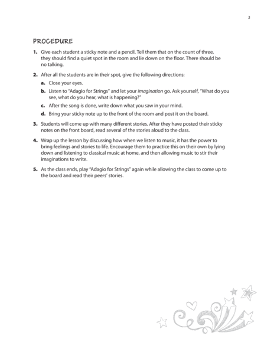 Music Class Playlist Classroom Materials scores gallery preview page 4