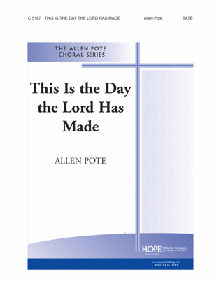 Book cover for This Is the Day the Lord Has Made