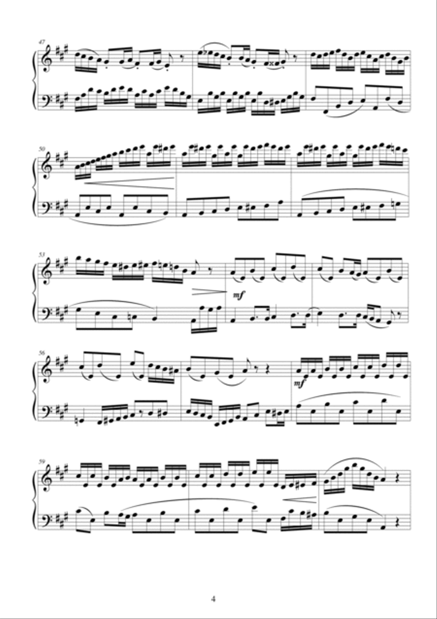 Fun and Romance for piano - CS106 4-Part scores gallery preview page 4