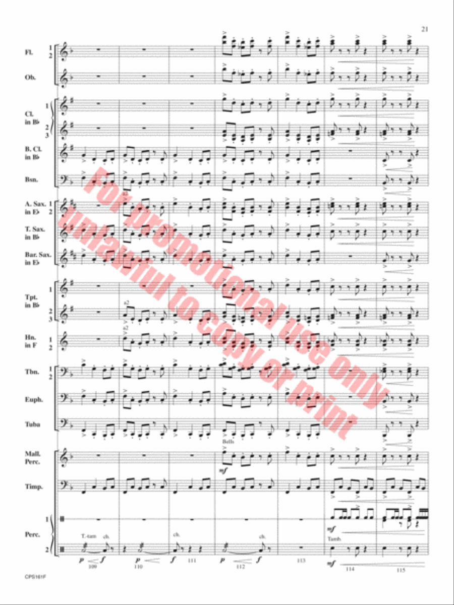 Thrive Concert Band scores gallery preview page 22