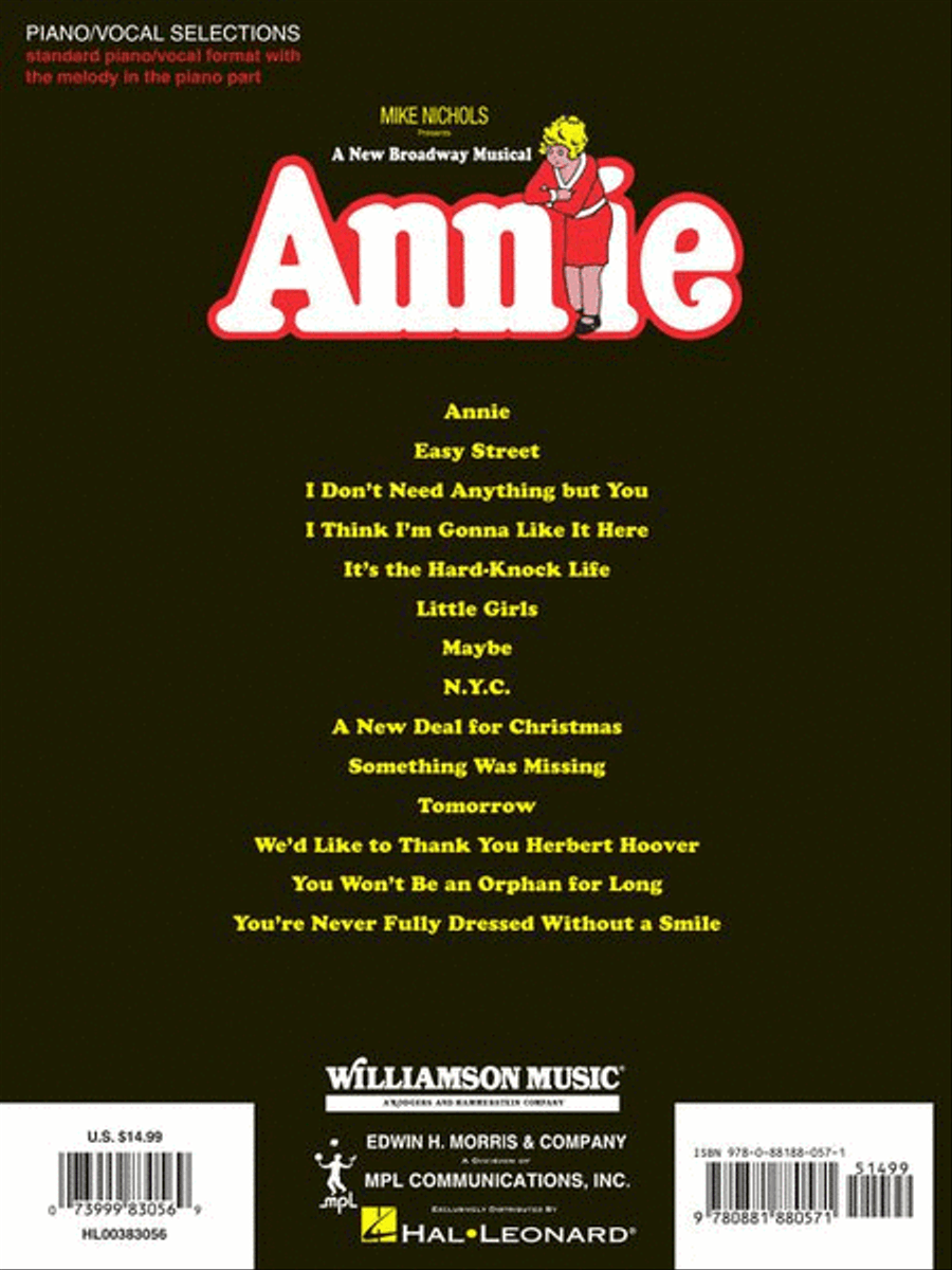 Annie Piano, Vocal, Guitar scores gallery preview page 8
