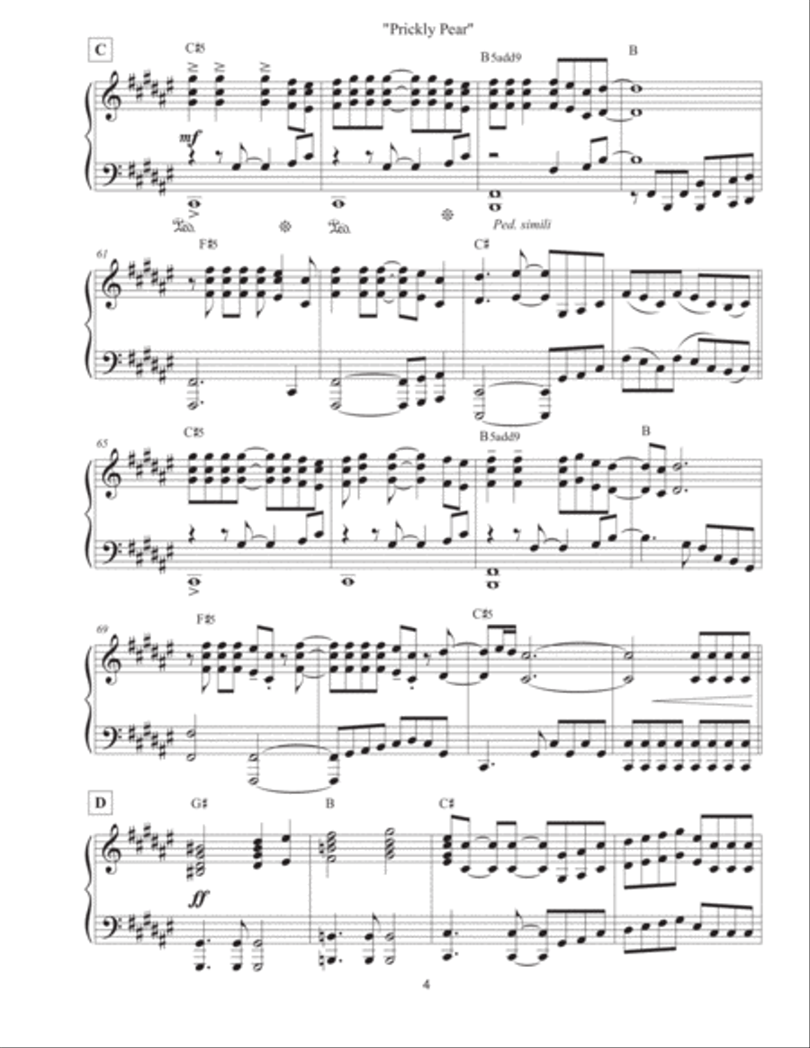 Prickly Pear - Etude #9 Prickly Pear - Etude #9 Piano Method scores gallery preview page 4