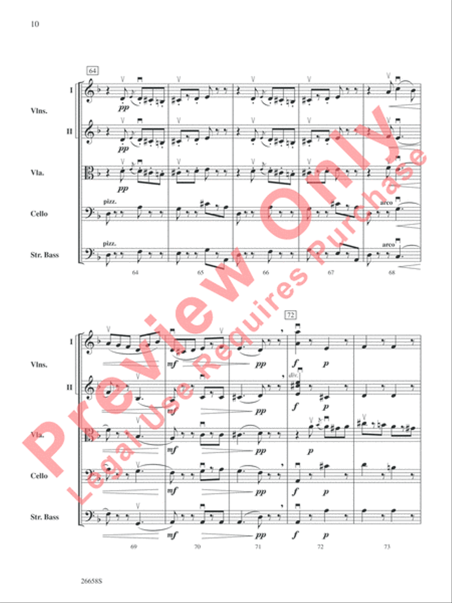 Halloween Spooktacular String Orchestra scores gallery preview page 11