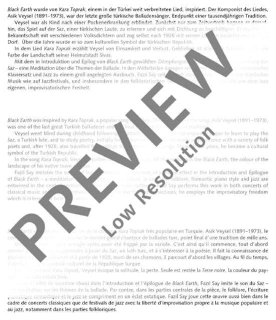 Black Earth Black Earth Piano scores gallery preview page 4