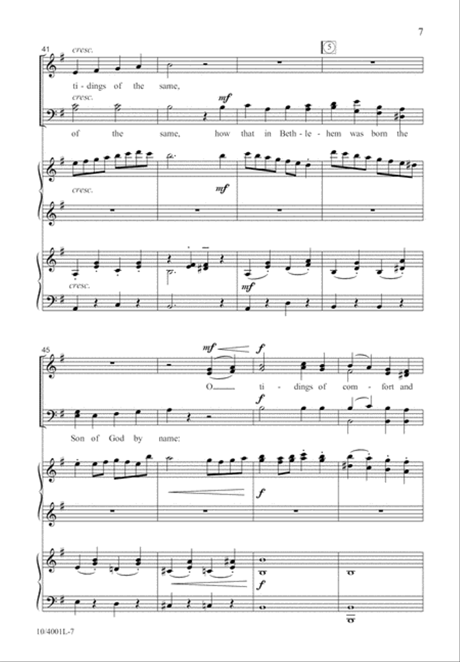 God Rest You Merry, Gentlemen 4-Part scores gallery preview page 8