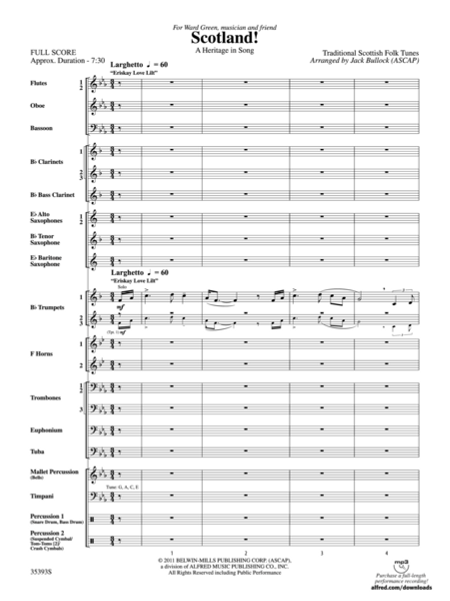 Scotland! Scotland! Concert Band scores gallery preview page 2