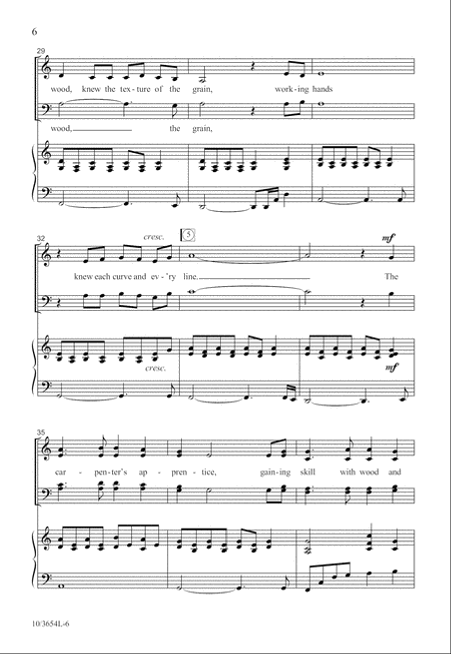 His Hands His Hands 4-Part scores gallery preview page 7