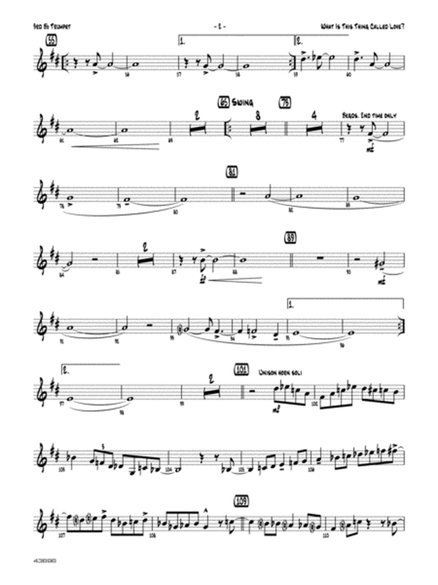 What Is This Thing Called Love? (from Wake Up and Dream): 3rd B-flat Trumpet