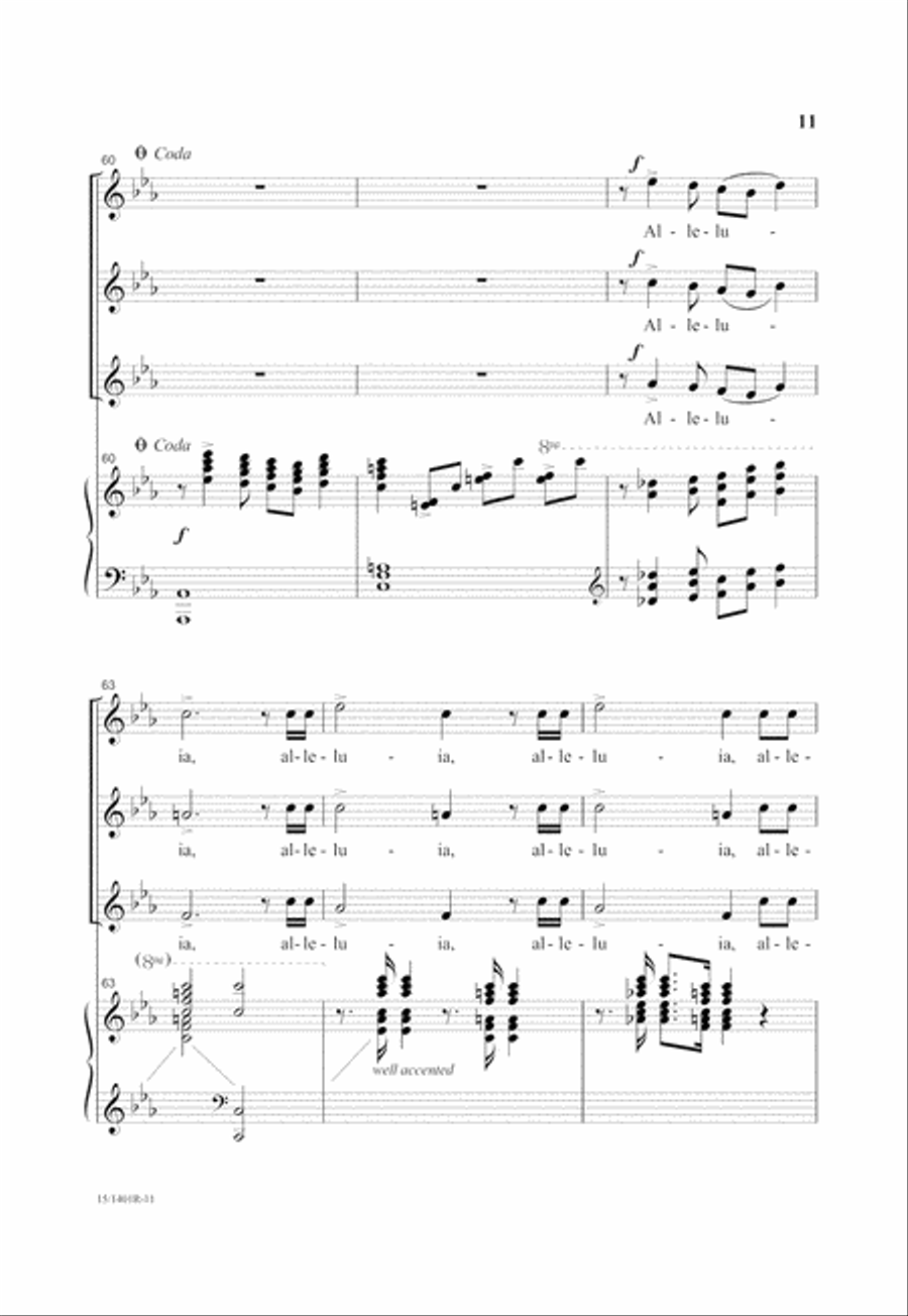 Exaudi! Laudate! SSA scores gallery preview page 12