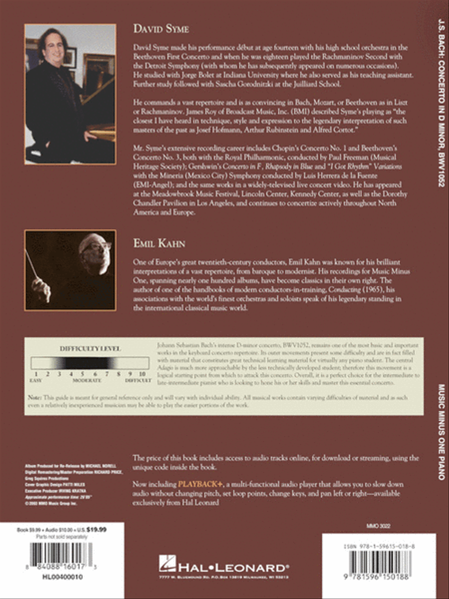 J.S. Bach – Concerto in D Minor, BMV1052 Piano Solo scores gallery preview page 6