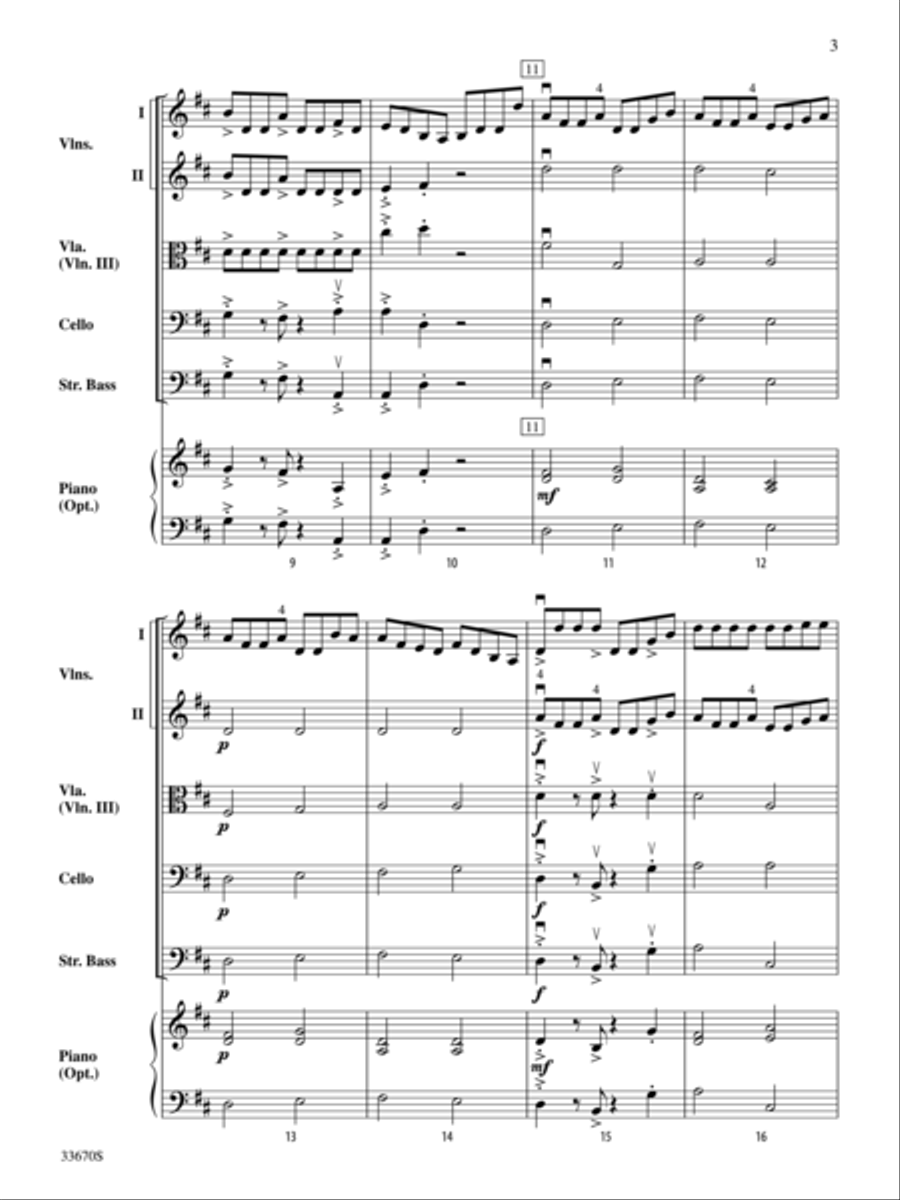 Eureka! Eureka! String Orchestra scores gallery preview page 3