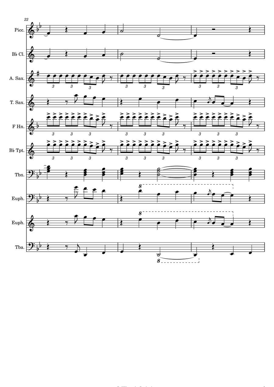 Nasty Nasty Marching Band scores gallery preview page 5