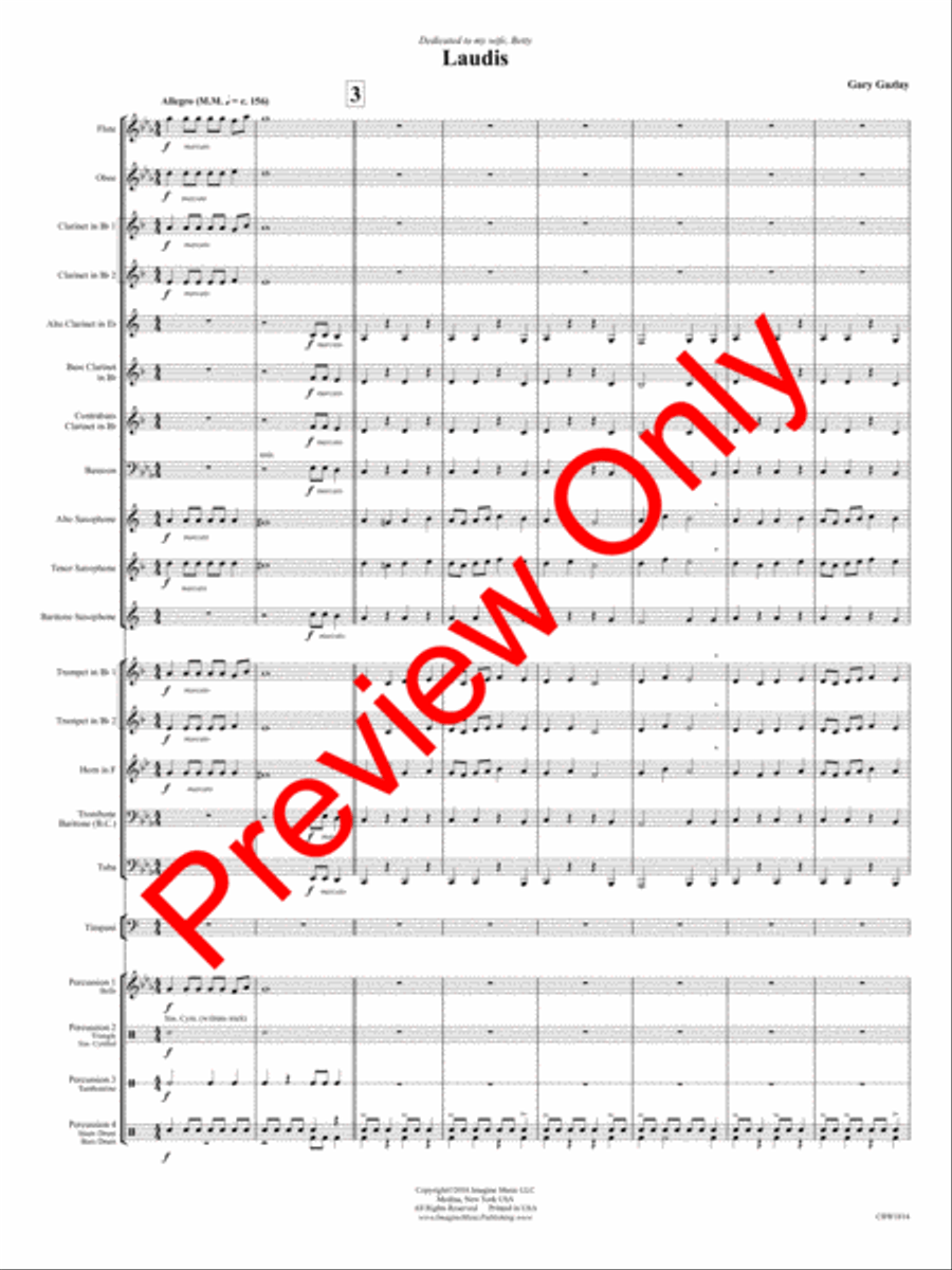 Laudis Concert Band scores gallery preview page 4