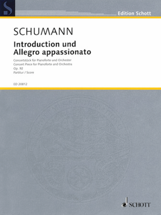 Book cover for Introduction and Allegro Appassionato, Op. 92
