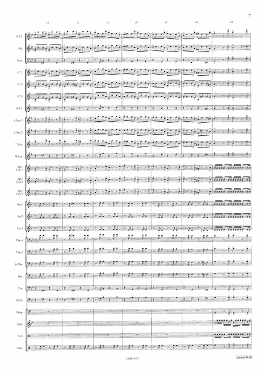 The Four Seasons The Four Seasons Concert Band scores gallery preview page 8