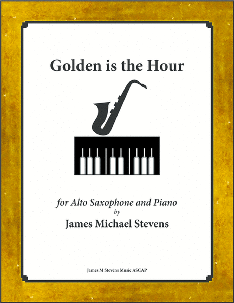 Golden is the Hour - Alto Sax & Piano image number null