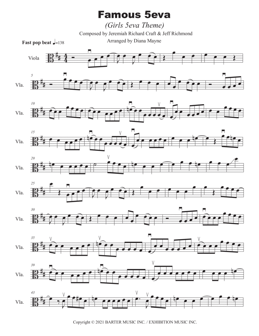 Girls5eva Viola Solo scores gallery preview page 1