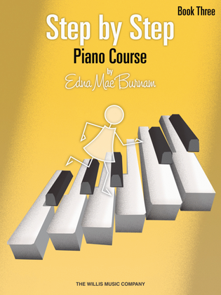 Book cover for Step by Step Piano Course – Book 3