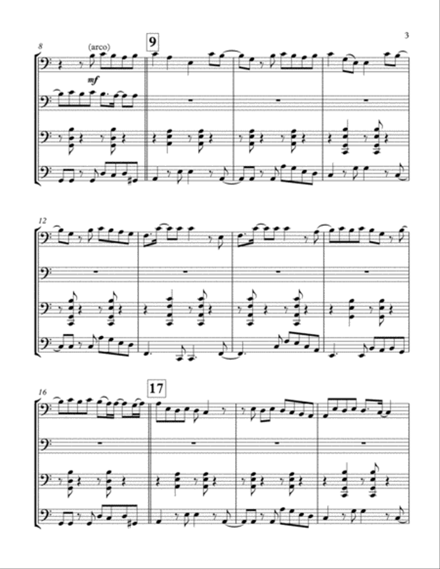 Senorita Senorita String Quartet scores gallery preview page 3