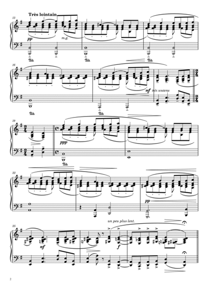 Maurice Ravel - Pavane pour une infante défunte, M.19 - For Piano Solo Original image number null
