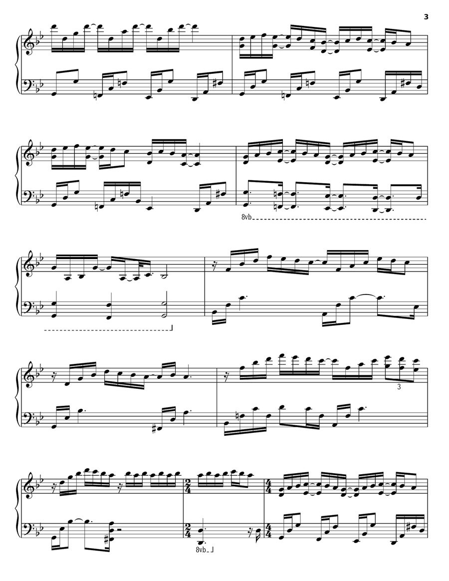 Dorado Dorado Piano Solo scores gallery preview page 3