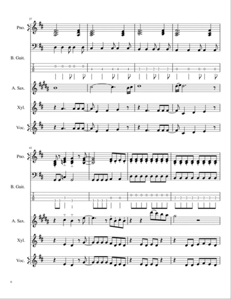 Mamma Mia Mamma Mia Small Ensemble scores gallery preview page 6