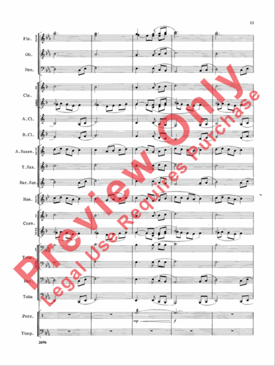 Hudson River Suite Hudson River Suite Concert Band scores gallery preview page 12