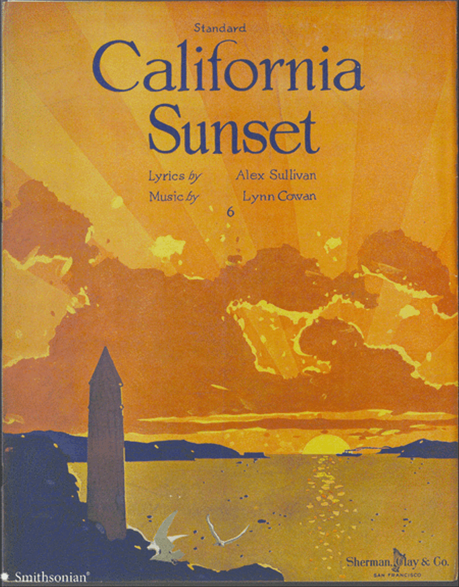 California Sunset Piano, Vocal scores gallery preview page 1