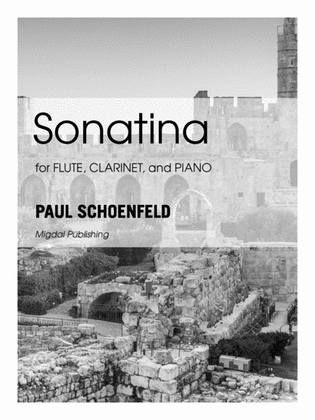 Book cover for Sonatina for Flute, Clarinet and Piano (Score ONLY)