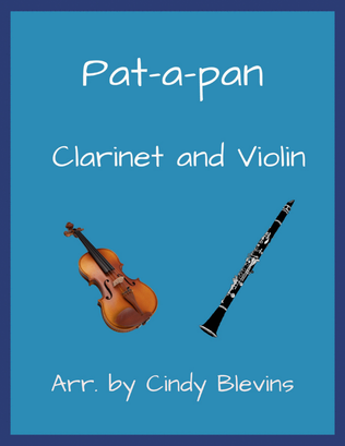 Book cover for Pat-A-Pan, Clarinet and Violin
