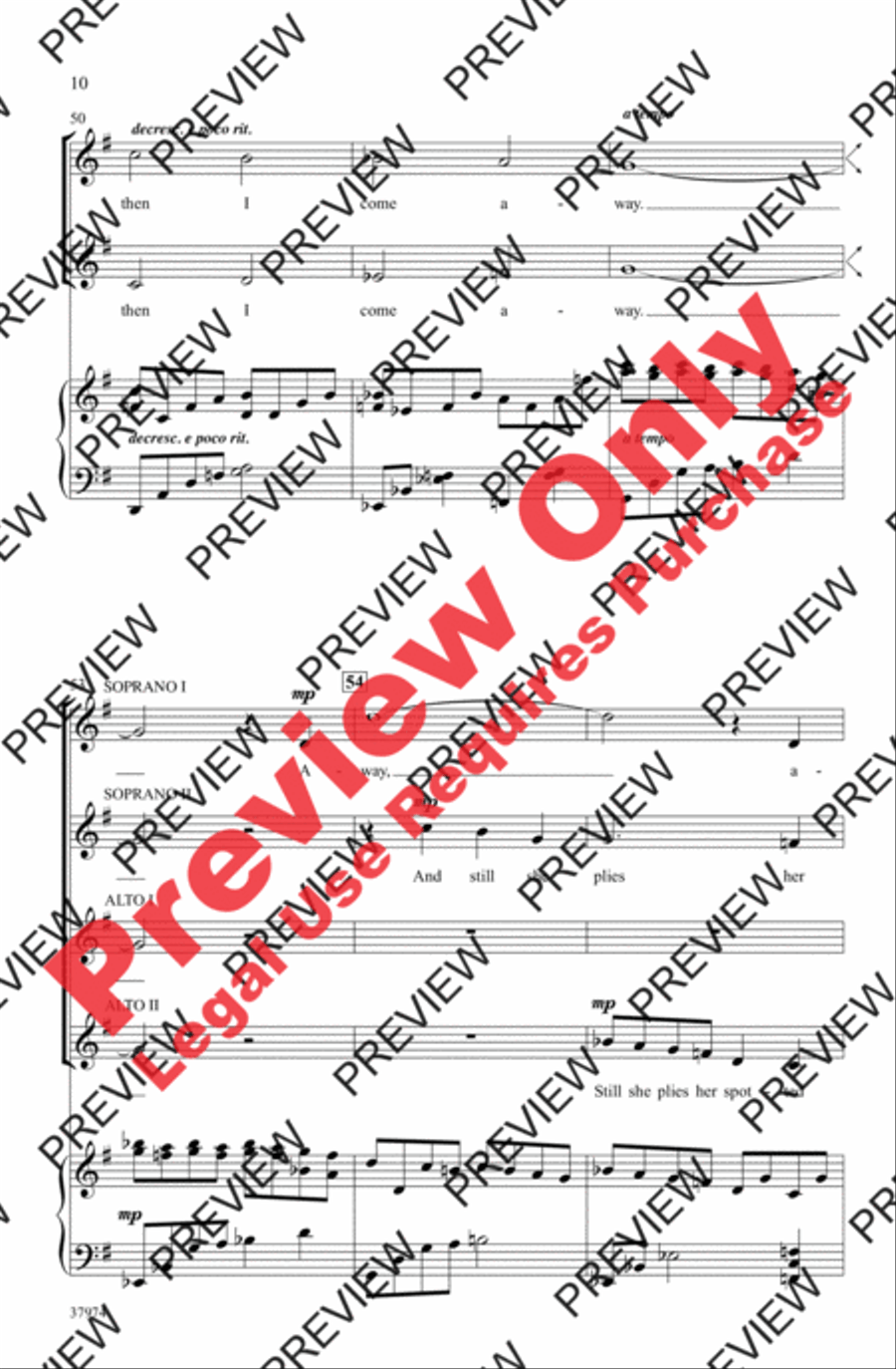 Evening Women's Choir scores gallery preview page 10
