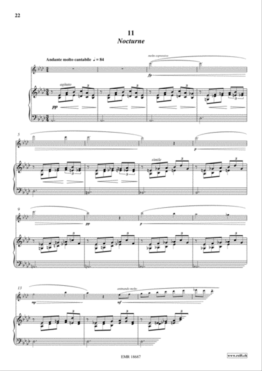 Au Fil Du Temps Flute scores gallery preview page 14