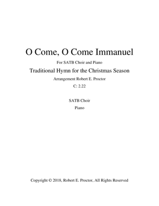 O Come O Come Immanuel -SATB with piano accompaniment
