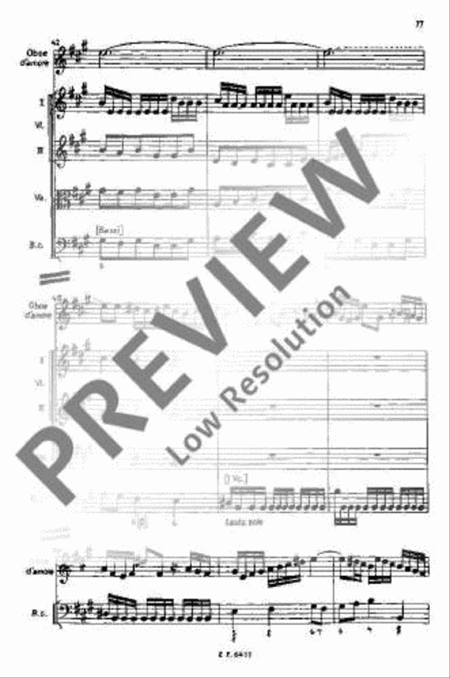 Concerto A major Piano and Keyboard scores gallery preview page 16