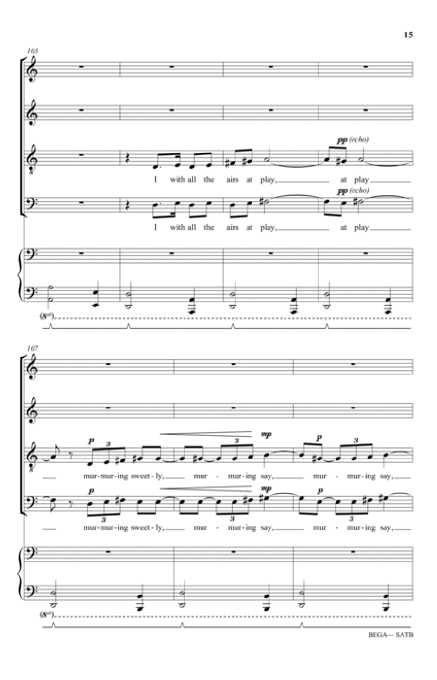 Bega Bega 4-Part scores gallery preview page 15