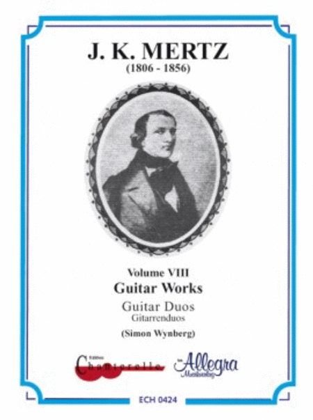 Johann Kaspar Mertz: Guitar Works Band 8
