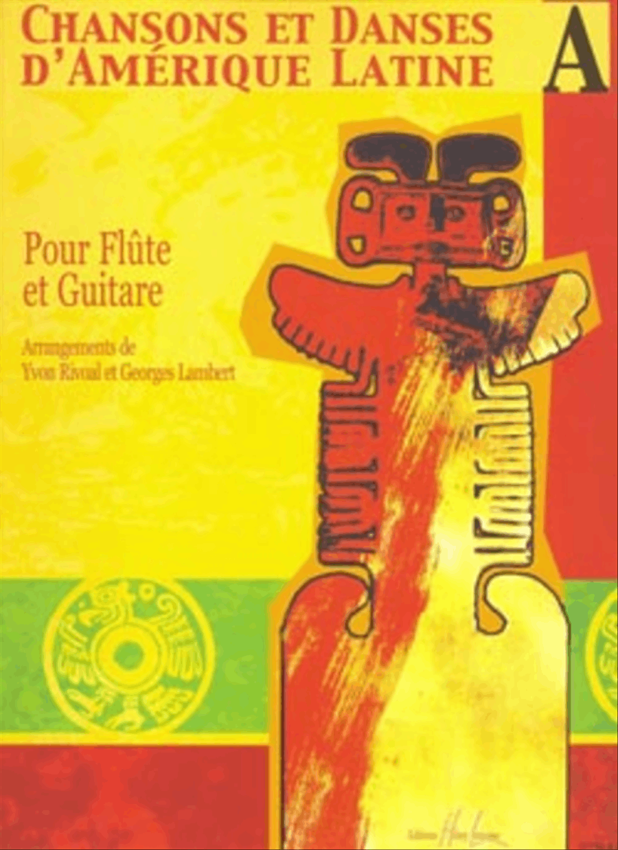 Chansons et danses d'Amerique latine - Volume A Flute scores gallery preview page 1
